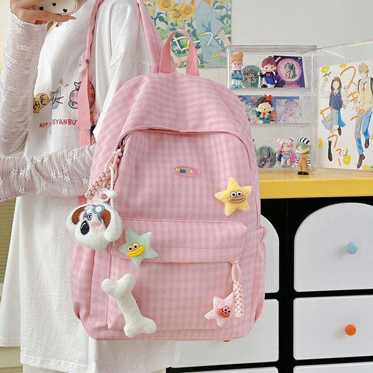Schoolbag new schoolbag female primary school students high value backpack large capacity junior high school students high school Japanese cute