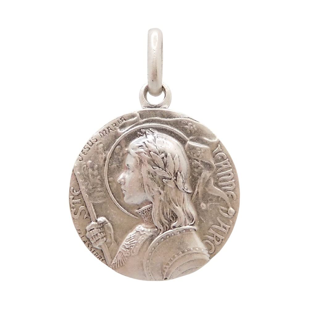 

Joan of Arc Medal French Saint Charm Pendant