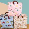 32x32x32cm Oxford Niedlicher Druck Faltbare Aufbewahrungskörbe Behälter Kleidung Schreibtisch Mini-Boxen Organizer Kosmetik Buch Baby Spielzeug