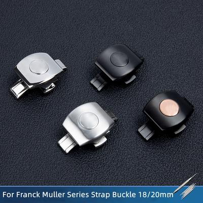 316L Quality Stainless Steel Clasp Watch Band 18/20mm Butterfly Fold Buckle For Franck Belt Muller Series Watchband V45 V41 Stra