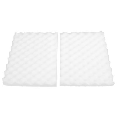 2 Peças Almofada Modeladora de Fondant DIY Ondulada Flor de Fondant Secagem Modelagem Esponja Tapete Ferramentas Branco