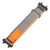 Nylon Band for T Rex 3 Hook and Loop Adjustable Sporty Style Replacement Smartwatch Wristband Loop Strap Orange Gray