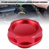 Aluminium Alloy Oil Filler Cover Engine Fuel     for Car (Red)