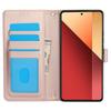 SY-003 For Xiaomi Redmi Note 13 5G/Note 13 5G (China) Case PU Leather Stand View Phone Wallet Cover with Hand Strap