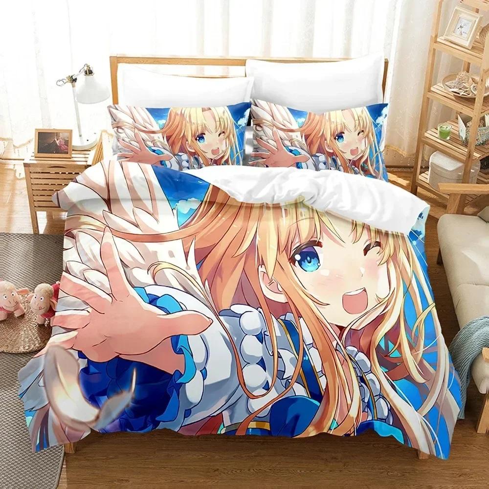 

3D The Rising of the Shield Hero Printed Bed Set Duvet Cover Pillowcase Bedding Set Linen Sheet Quilt Cover Full Queen King Size 70x133cm 2pcs