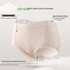 Women's Ice Silk Seamless Antibacterial Mid-Waist Briefs