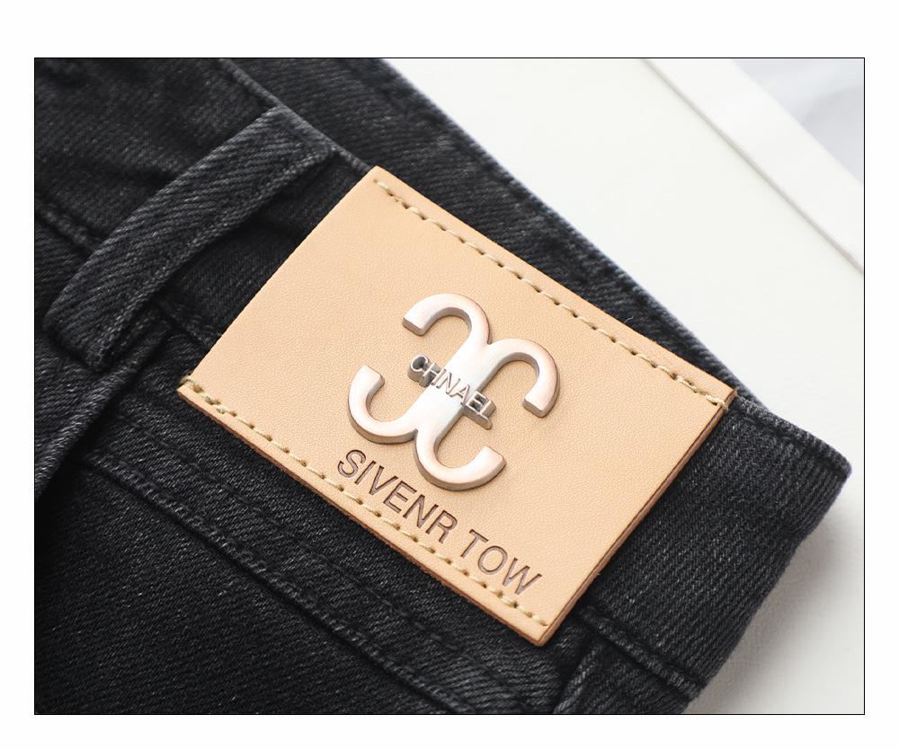 Women's High-Waisted Loose Drapey Slimming Straight-Leg Jeans for Autumn