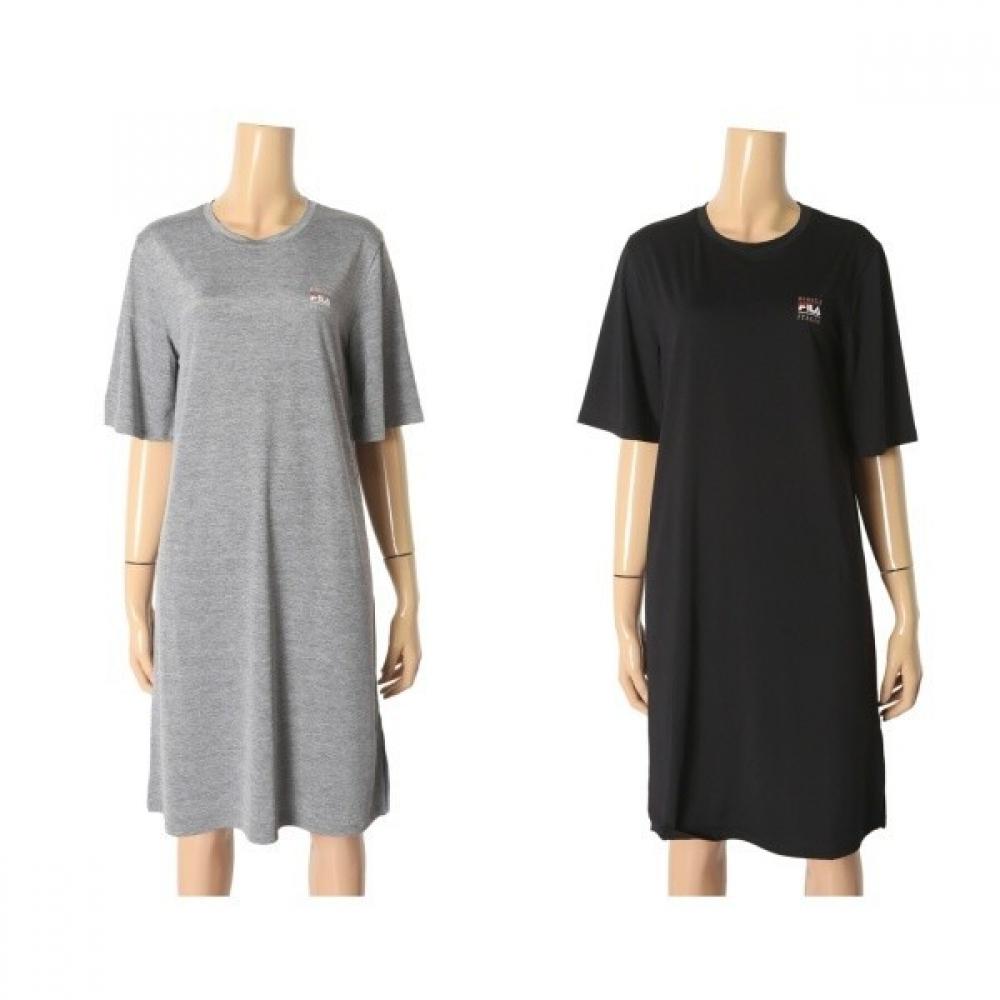 Fila Round Neck 5 Sleeve Span Dress Opf2653f gray (MLY)/95