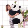 Creative Douyin Cartoon Prone Panda Plush Toy - Internet Celebrity Style