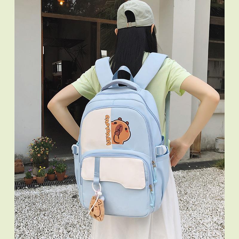 Middle School Schoolbag Women's Large Capacity Lightweight Backpack