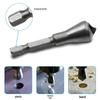 90° Hex Shank Countersink Drill Bit with Chip Evacuation & Deburring for Woodworking