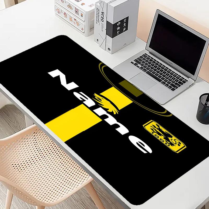 Custom Name Personalized 1860 Munchen Football Club Pattern Mousepad, Laptop PC Desk Mat, Decorative Desk Mat for Home Keyboard Pad Gift