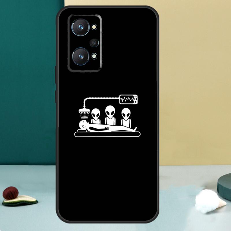 Aesthetic Alien For Realme GT 6T 5 6 GT 7 Pro C67 C75 C61 C55 C53 C51 C21Y C25S 10 11 12 13 14 Pro Plus Case