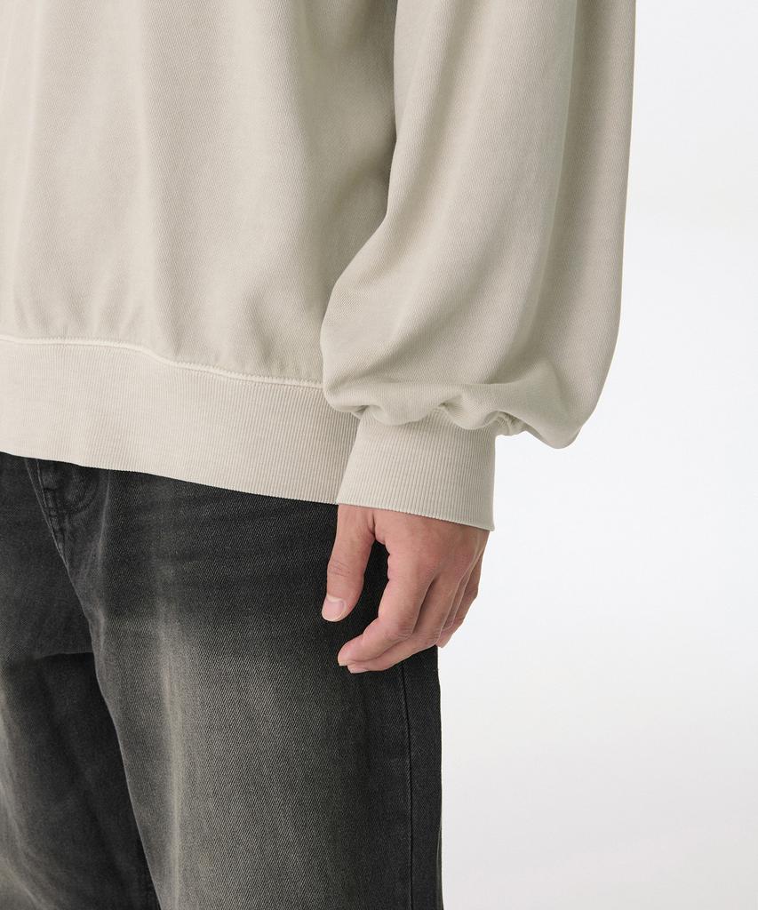 MUSINSA STANDARD Pigment Oversized Sweatshirt [Cream]