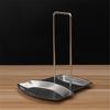 1 pièce Accessoires de cuisine Étagère pour couvercle de casserole en acier inoxydable Organisateur de cuisine Support pour couvercle de poêle Support Éponge Porte-cuillère Égouttoir