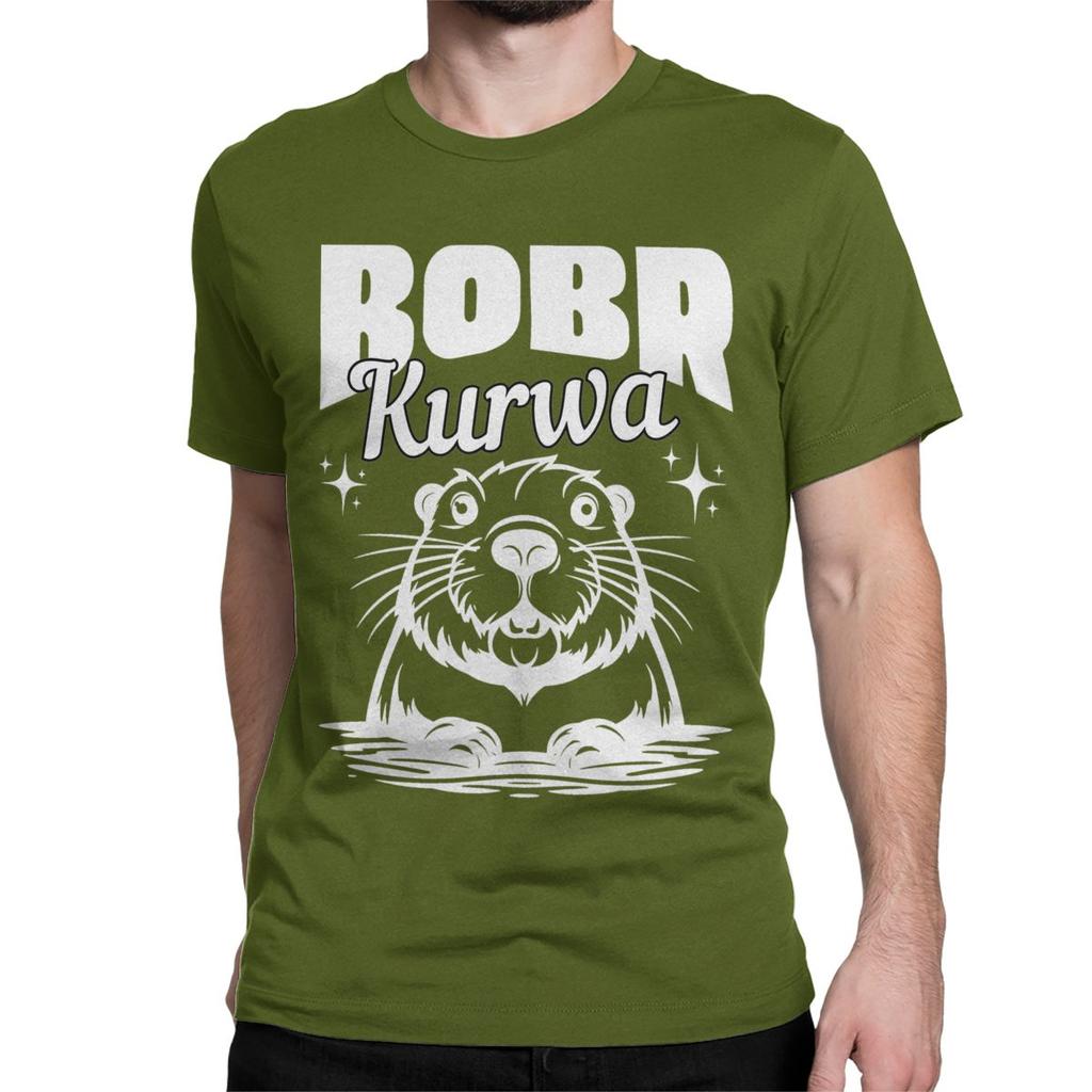 Bobr Bober Kurwa T-Shirts Men Women Polish Awesome 100% Cotton Tee Shirt Round Neck Short Sleeve T Shirts Summer Tops