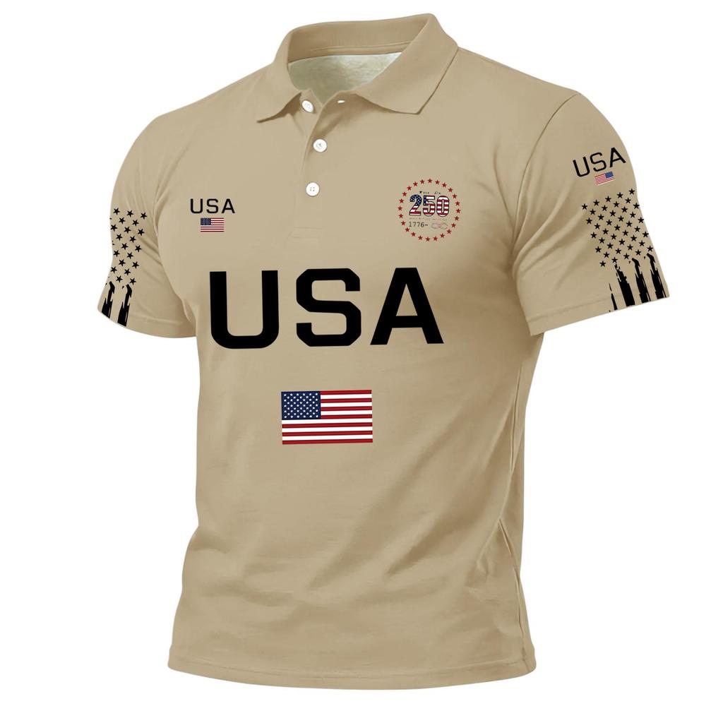 Men's Casual Round Neck Short Sleeve T-Shirt