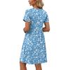 Dresses For Women Short Sleeve O Neck Casual Dresses Waist Maternity Dress With Pockets