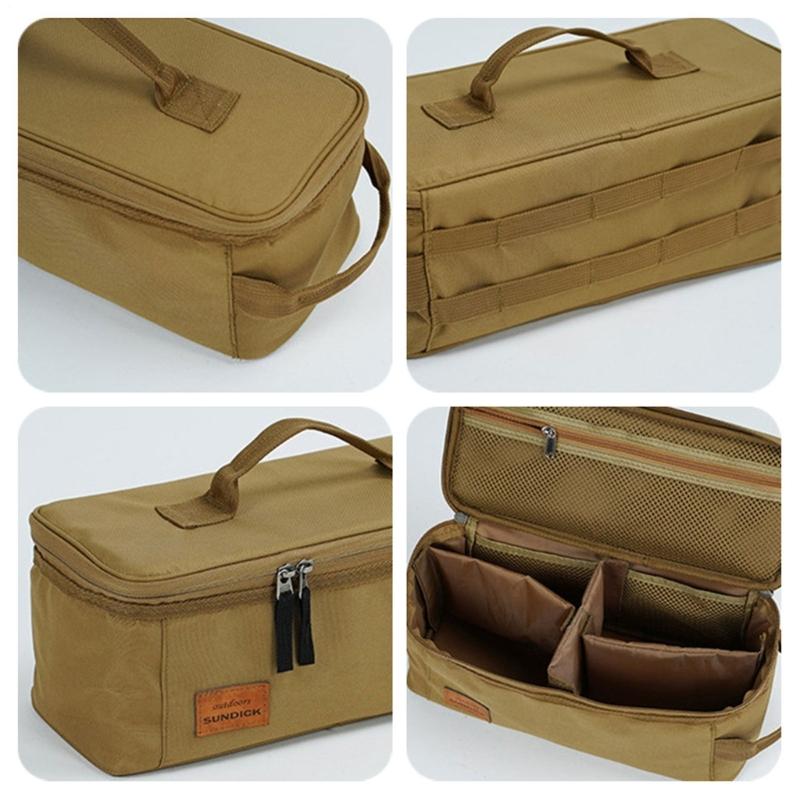 Cooking Utensils Carry Bag Camping Travel Storage Bag Picnic Hiking Lunch Bag Fishing Outdoor Cooking Kitchen Organizers