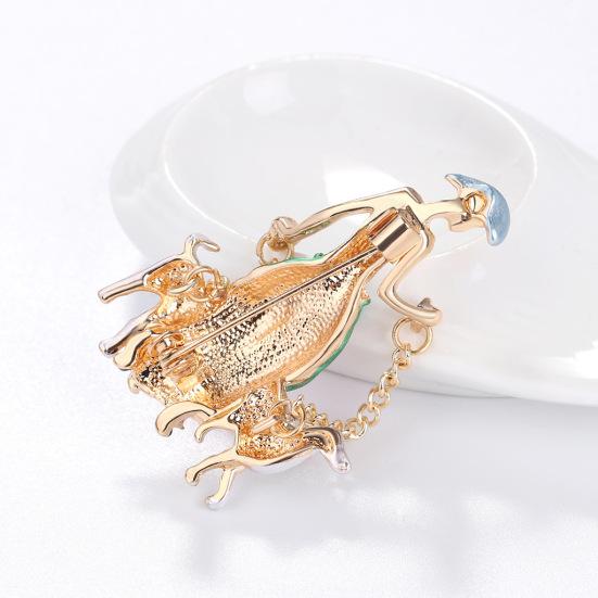 Temperament Painted Girl Cartoon Brooch All-Match Dripping Oil Brooch