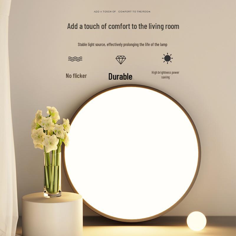 Modern LED Ceiling Light: Full Spectrum Living Room & Bedroom Illumination