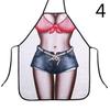 5 Types Fashion Sexy Waterproof Apron Bar Cafe Kitchen Cooking Apron Household