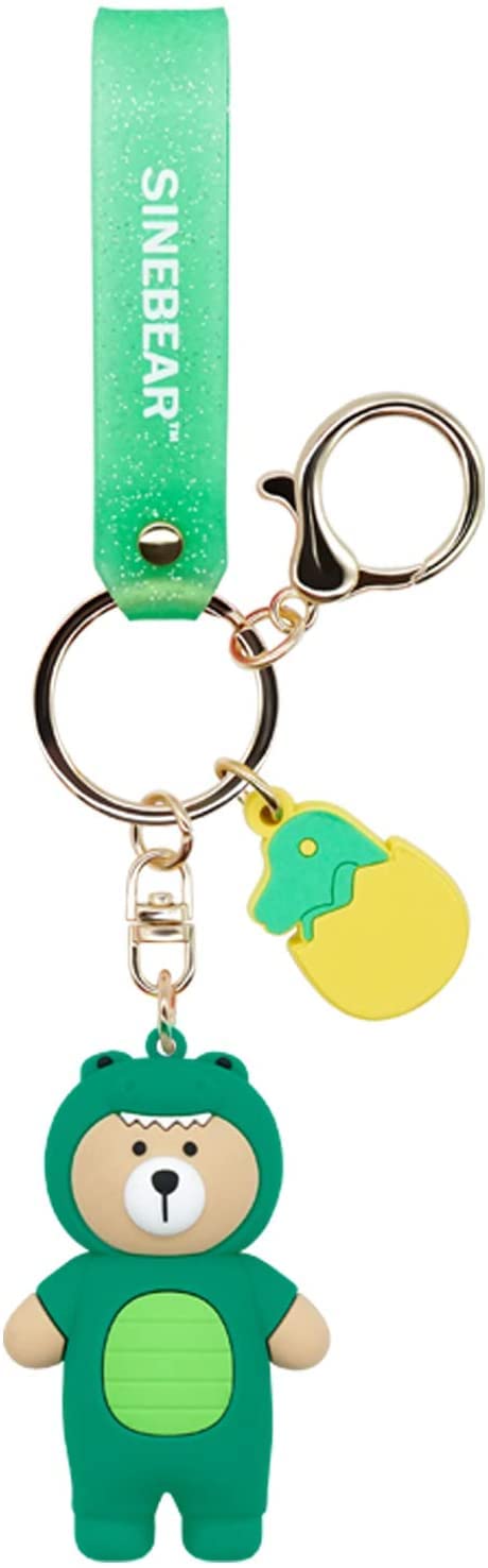 

Cute Cartoon Keychain with 3D PVC Keychain and Bag Strap [AIXUAN] (Type 2)