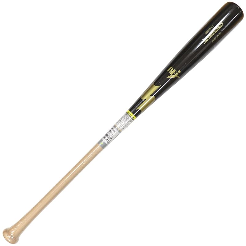[SSK] SSK Hardwood Baseball Bat, Baseball Hall Original (Black x Natural, Head Hollowed Out, Maple, Akira Nakamura Model, 84cm, 860g)