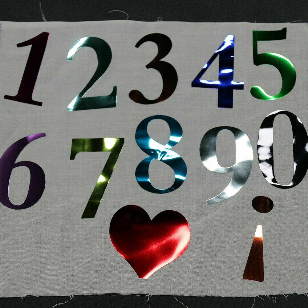 Metallic Shiny Heat Transfer Vinyl Iron On T shirt Textiles Heat Press cut Film Making Sign Pattern for Garment DIY