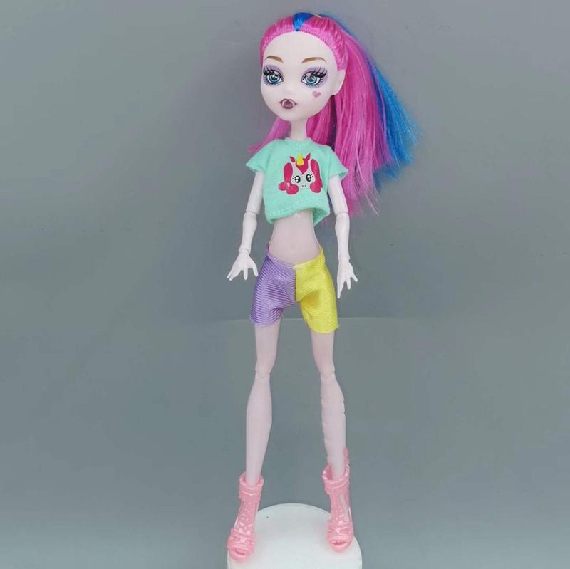 

12 подвижных суставов Детские Девочки Принцесса Эльф Монстр Кукла Персонализированная Модная Крутая Куклы Принцессы Игрушки для Детского Домика