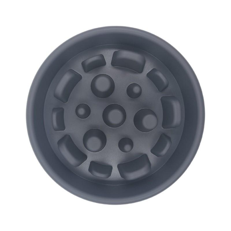 Silicone Anti-Tip Slow Feeder Dog Bowl