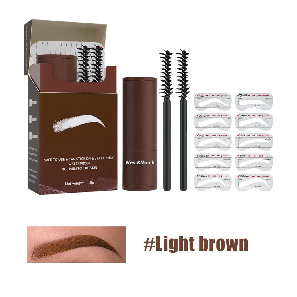 West Month Waterproof Long Lasting Deep Brown Eyebrow Powder For Effortless Makeup