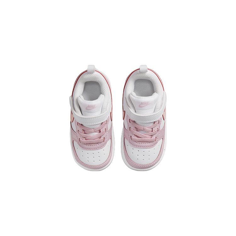 Nike Court Borough Low 2 SE Women's Kids' Lifestyle Sneakers White Pink Foam DQ0493-100