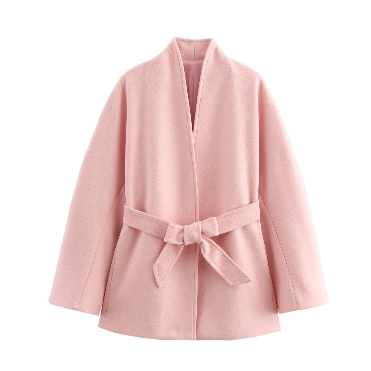 

Early Spring 2025 Women s Fashion Belted Coat 9224 - European & American Style M