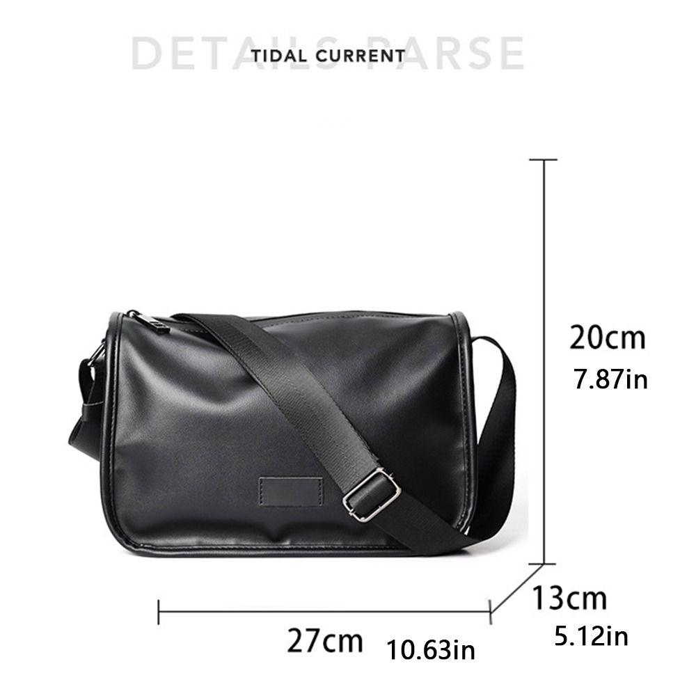 Dull Polish Shoulder Belt Bags Waterproof Single-shoulder Bag High Quality Male Shoulder Bag  Men