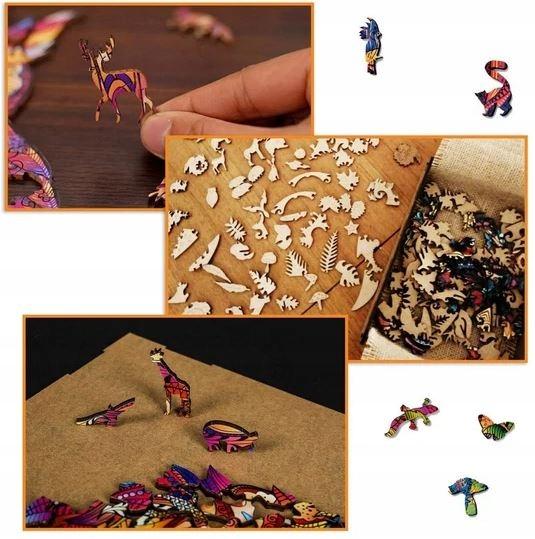 Wooden Educational Puzzle A3 Night Owl Children And Adults 240 Pcs Large