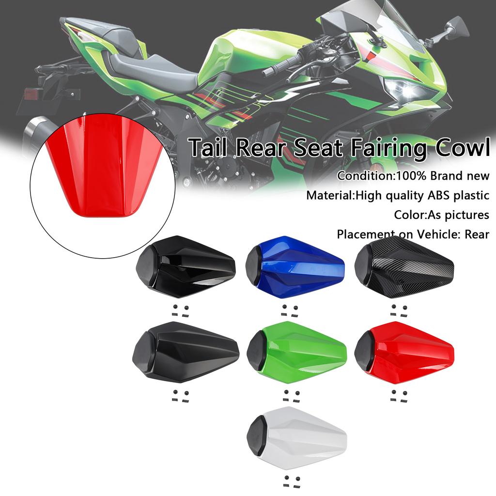Racing Tail Rear Seat Fairing Cowl For Kawasaki ZX6R ZX-6R 2019-2025