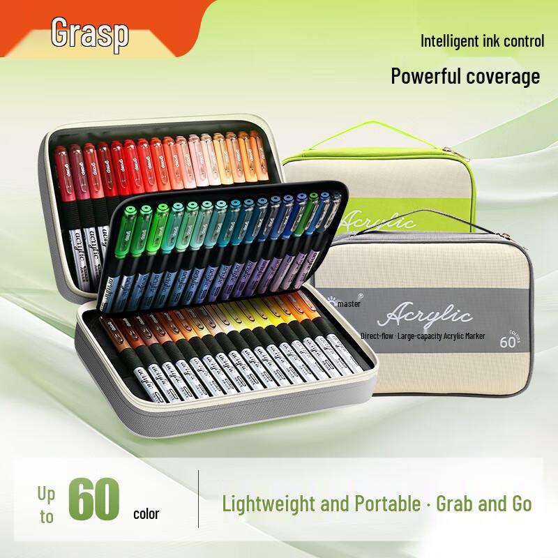 Zhangwo Soft Tip Liquid Acrylic Marker Pen Set