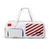 New LiNing Fabric/Outer Aluminum Film Gym Bag Regular Unisex White Red ABJR020-5
