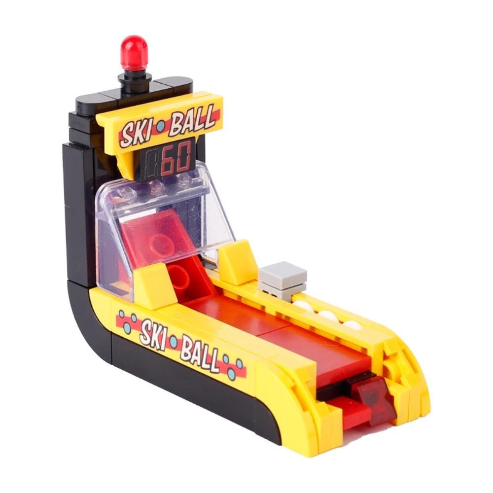 MOC City Poker Table Building Blocks Slots Ski Ball Game Console Chess Cards Game Machine Room Scene Bricks Toys Gift