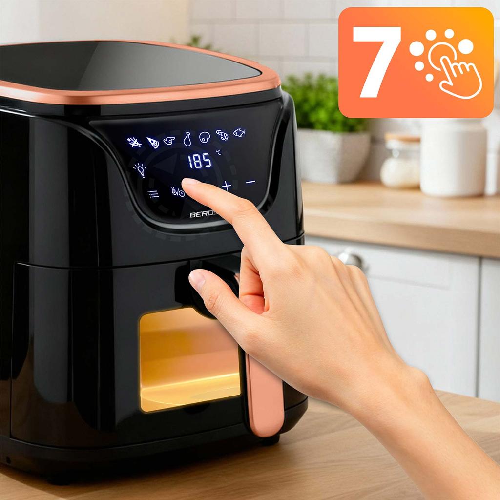 Air Fryer Bd-652 Black And Gold