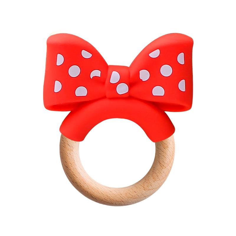 1 Stück Baby Silikon Beißring Zahnungs Kauspielzeug Bpa Frei Silikon Diy Schnullerkette Halsketten Anhänger Cartoon Tier Beißringe