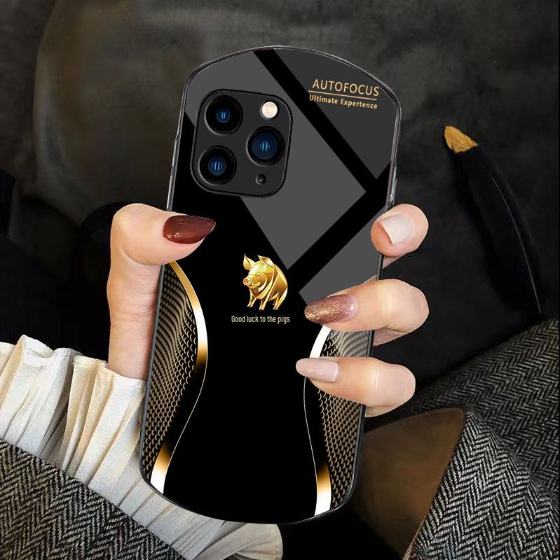 

Apple 15ProMax Zodiac 13 Овальний 14 Національний тренд 13 Універсальний міні-чохол проти падіння iPhone 15 Pro Max