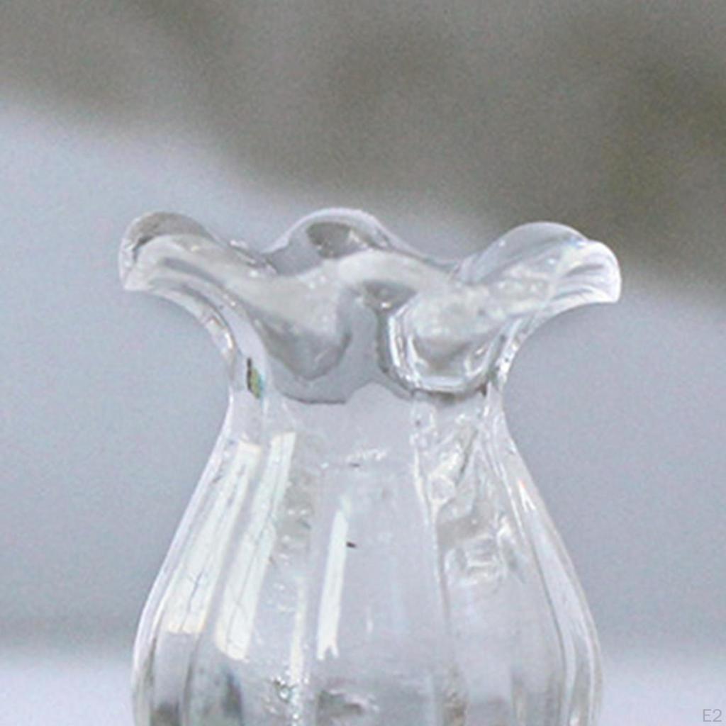 1 Piece Dollhouse Mini Vase Resin Flower Ornaments Decor, DIY Micro Landscape Decoration