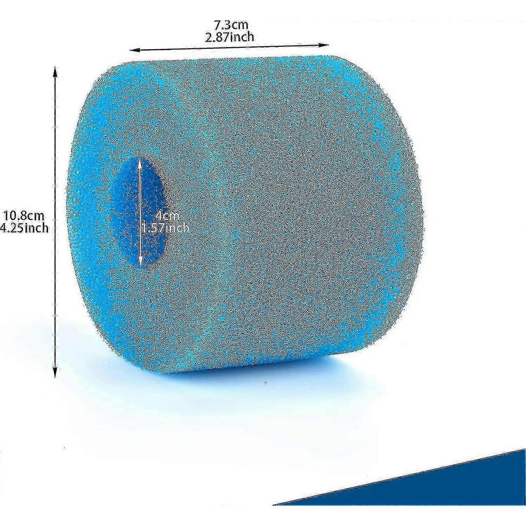 Filter schwamm Typ S1, Schaumstoff-Filterkartusche, Pool-Filter Schaumstoff, wiederverwendbar und waschbar, Schaumstofffilter (6 Stück, blau)