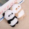Magnetic Panda Plush Doll Keychain For Women Backpack Accessory