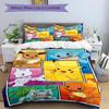 3pcs Pokemon Bedding Set: Perfect for Bedroom or Guest Room. Soft and Comfortable with No Core Included Yy251009235