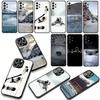 Cover for Samsung Galaxy A36 A17 A26 A07 A35 A54 A53 A13 A33 A34 S8 S9 S20 S21 FE S10 Plus Phone Case Ice Hockey
