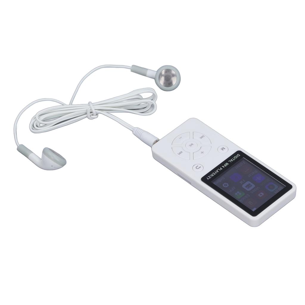 MP3 MP4 Player with Bluetooth 1.8 Inch LCD Color Screen HiFi Lossless Portable Music Player with Speaker Video Playback