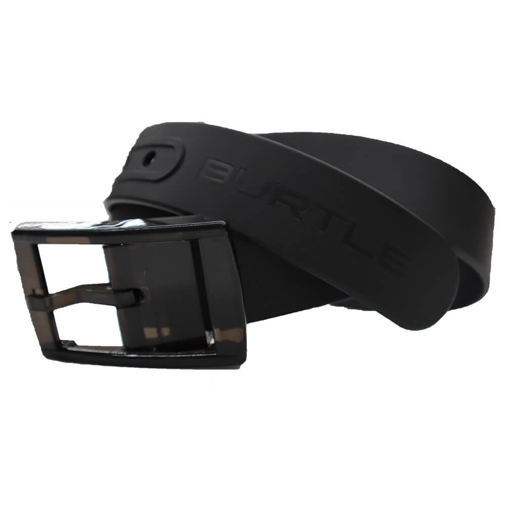BURTLE Silicone Belt Size Black 4104, Waterproof, Metal-Free, 35,